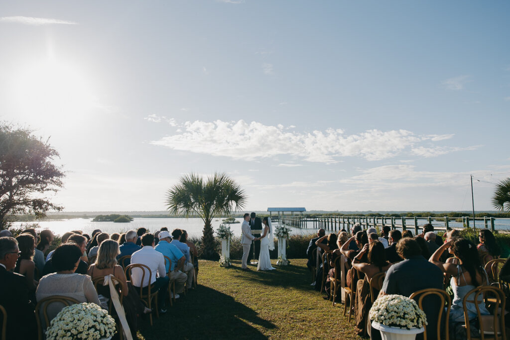 intimate backyard st. augustine wedding